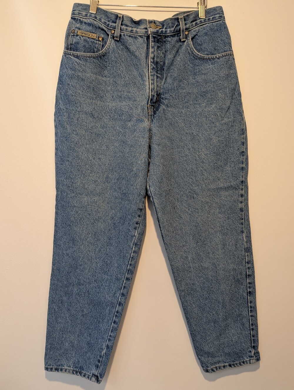 Vintage Sasson Jeans Petite 16 Light Wash High Rise Mom Jeans Made Canada